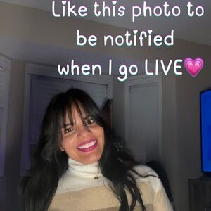 LIKE this post to be notified when I go live🖤